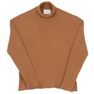 Olderbrother waffle cotton turtleneck XXS